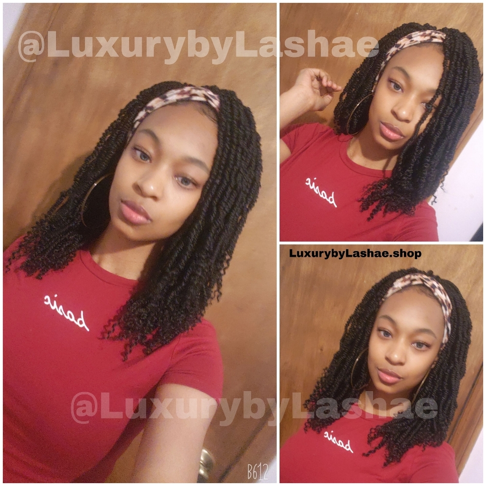 Spring Twist Headband Wig
